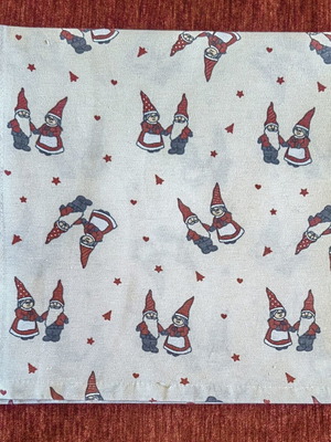 Christmas tablecloth 1.20 m x 1.20 m