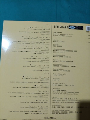 Ten Sharp The Fire Inside vinyl record