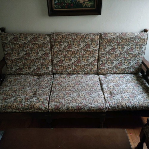 Vintage living room set like new with sofa, armchairs and tables