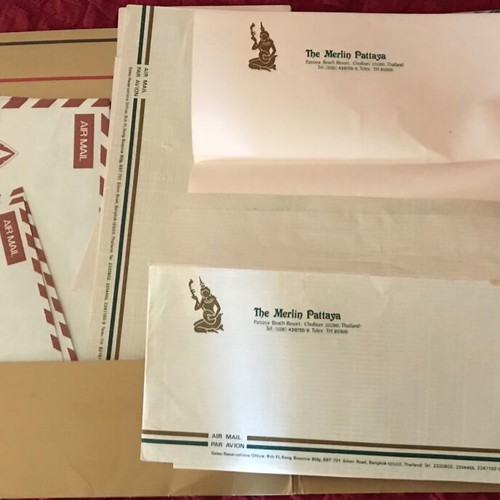 Vintage Collectible Letter Sets from Thailand and Singapore 1988 mint
