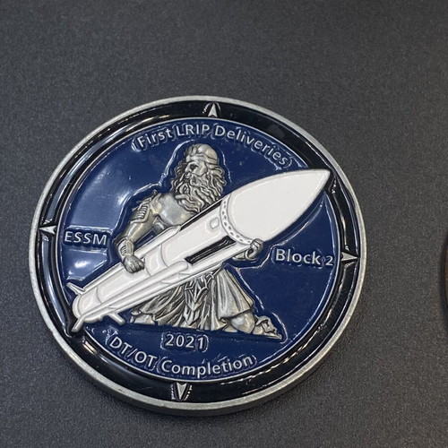 Challenge Coins NATO ESSM Seasparrow set like new