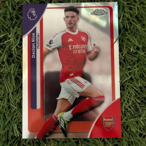Topps Chrome Premier League 25/26 Declan Rice (Arsenal) base card new