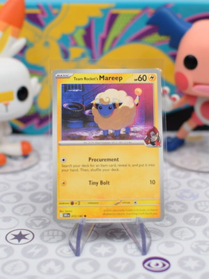 Pokémon Destined Rivals Team Rocket's Mareep DRI 072 κάρτα NM