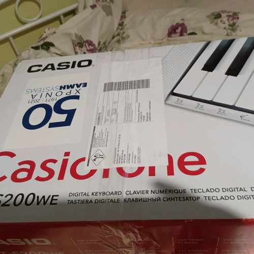 Casio CT-S200WE ηλεκτρικό αρμόνιο-πιάνο με βάση αχρησιμοποίητο