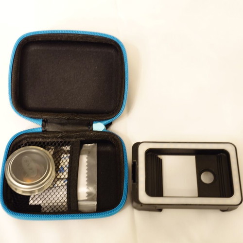 Apexel 6-in-1 Phone Camera Lens Kit and 3-in-1 Macro Lens & Fill Light Kit like new