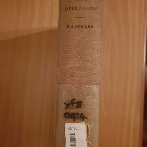 Gottfried Haberler Prosperity and Depression 3rd Edition used