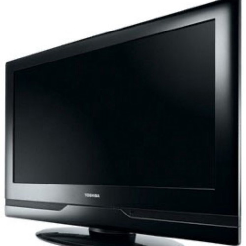 Toshiba 26AV500P TV used with decoder and wall mount