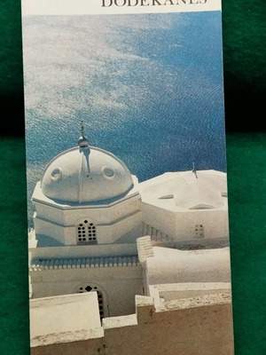 Travel brochure lithograph E.O.T 1967 Greece Dodecanese used