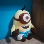 Minion stuffed bear used, 24 centimeters