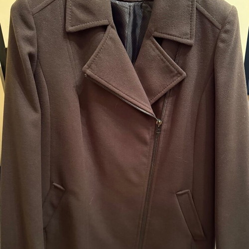 Marks and Spencer coat like new, size 18, gray and brown