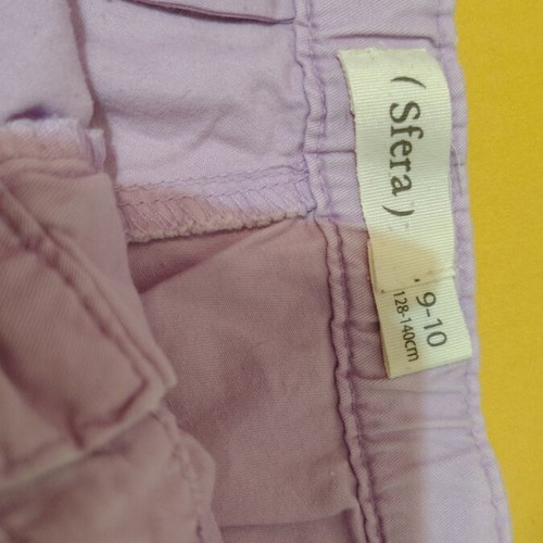 Lilac Sfera shorts like new for 9-10 years with adjustable waist