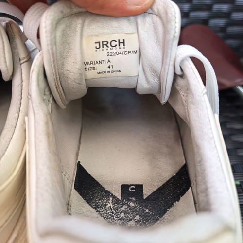 John Richmond white sports shoes used, size 41