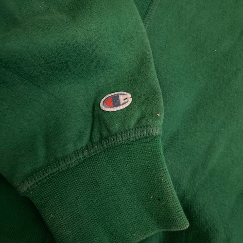 Champion sweatshirt used Miami vintage 80s green size L