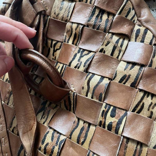 Bottega Veneta vintage handbag used, brown