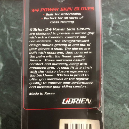 Obrien USA waterski gloves new and Mares spearfishing cover