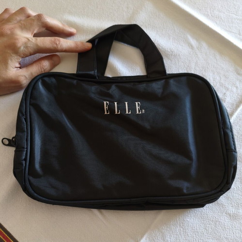 Elle toiletry bags set of 3 like new, black