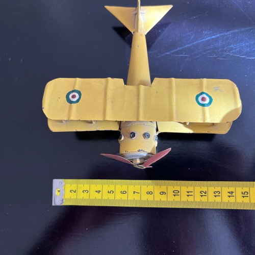 Vintage tin airplane like new for modeling