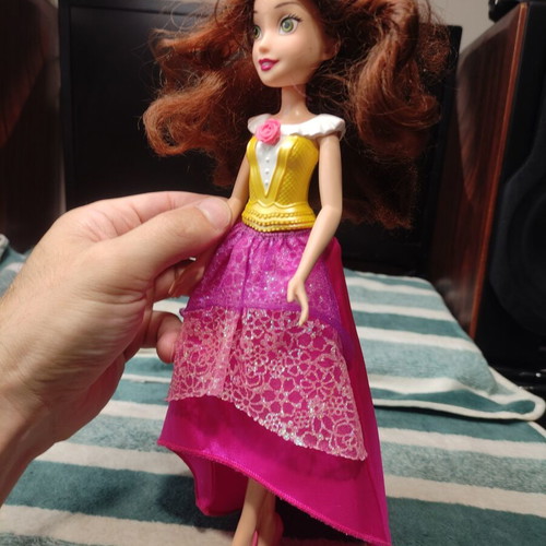 Mattel Disney Basic Fashion Doll Princess Belle used