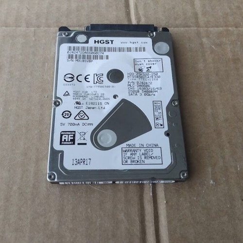 Laptop HGST HTS545025A7E330 250GB SATA hard drive like new