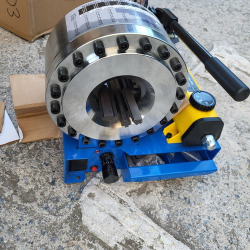 Hydraulic press for high-pressure flexible hoses new