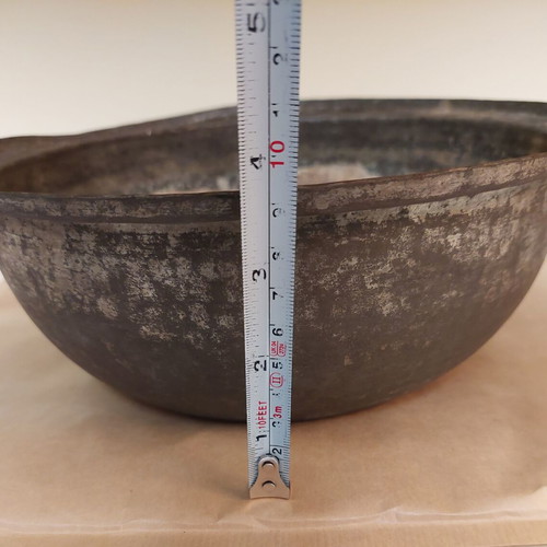 ANTIQUE COPPER POT ENGRAVED WITH THE YEAR 1956 COLLECTIBLE!