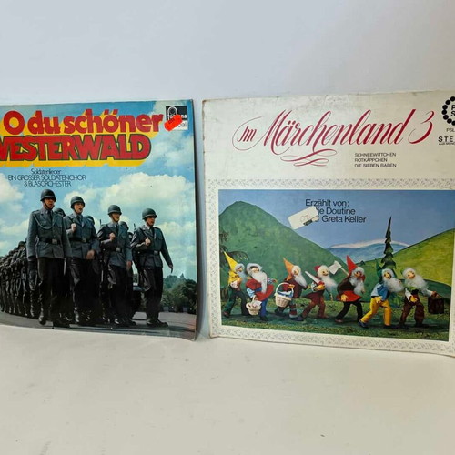 Vinyl records used, set of 10 various
