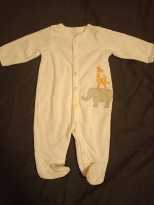 Carter's Pj fleece size 3 months like new, 100% cotton baby