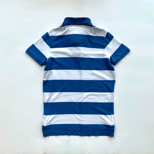 Abercrombie & Fitch Men's Short Sleeve Polo Rugby Striped Shirt Used Size S