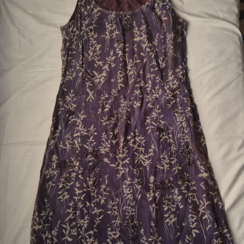 Move Konto dress size 38 like new, purple and beige