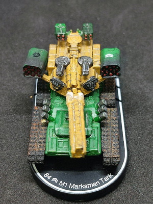 Mechwarrior M1 Marksman Tank used plastic miniature figure