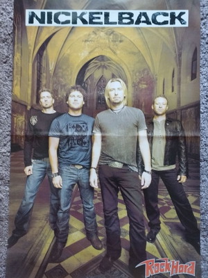 Rock Hard AC/DC Nickelback poster