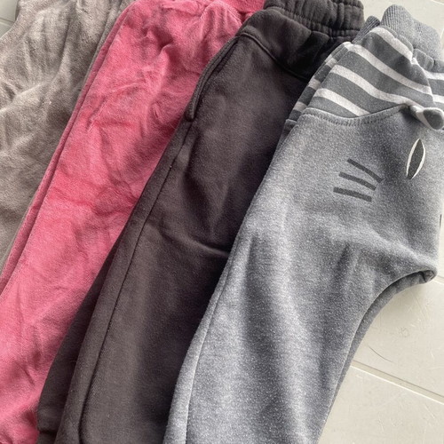 Mothercare children's velour tracksuits, Girl Fashion grey tracksuit, colorful set
