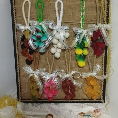 Grape Soap Hanging Decoration for Bathroom and Kitchen, new