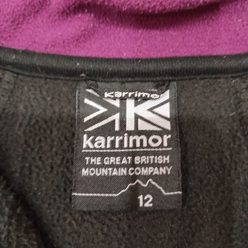 Karrimor fleece jacket women's size M like new, black