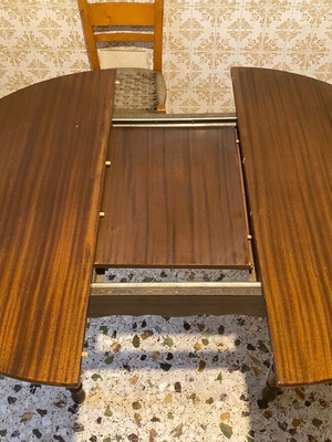 Wooden kitchen table used, extendable
