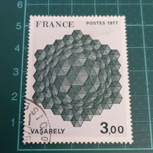 France 1977 art stamp like new