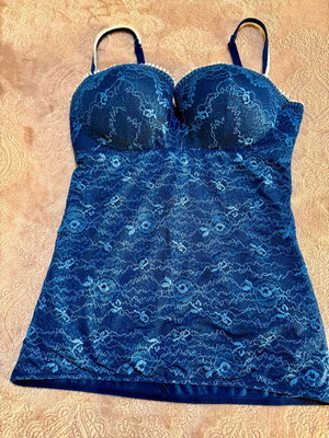 Intimissimi bustier blouse new, size 80B, blue