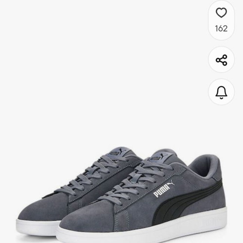 Puma Smash 3.0 sneakers new, grey with black details