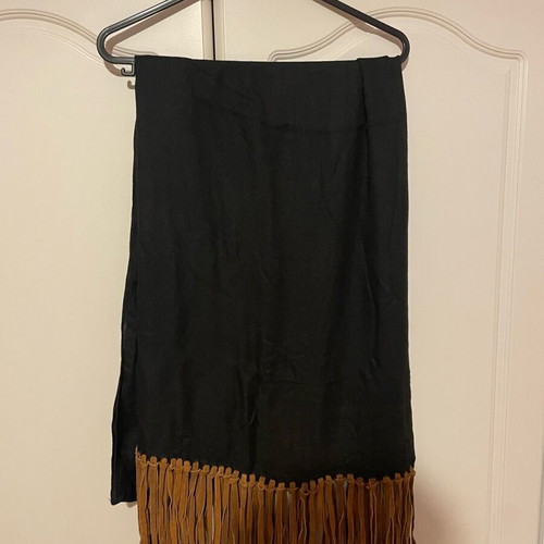 Scarf black-brown lightly used