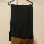 Scarf black-brown lightly used