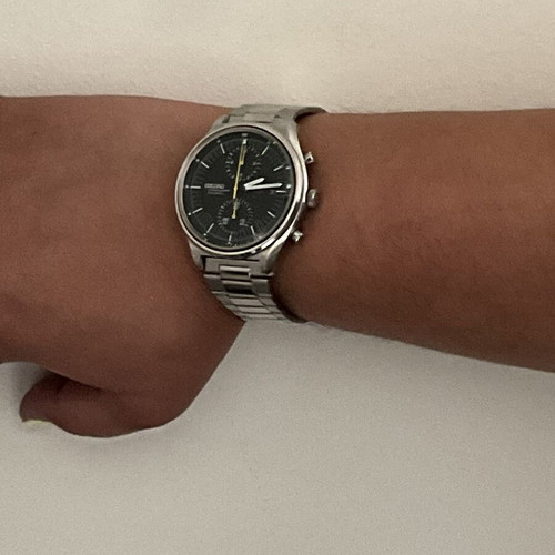 Seiko 6138-3002 Jumbo Automatic Chronograph watch, vintage 1976, original bracelet