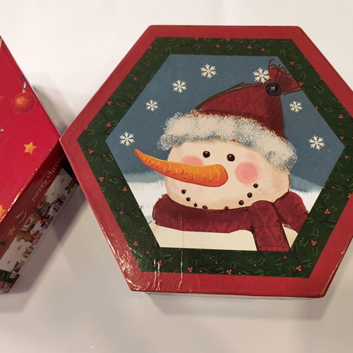 Christmas boxes new, pack of 2 pieces