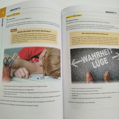 Werkstatt C1 Lehr- & Arbeitsbuch teacher's edition used, German