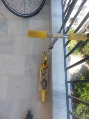 Yellow scooter used