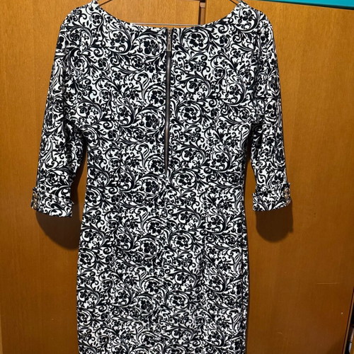 Pin Up women's dress like new, black and white, size M-L