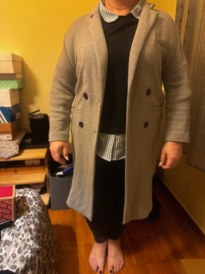 Zara coat gray like new size M