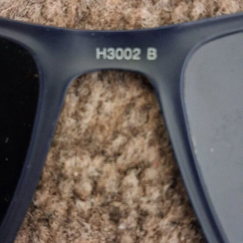 Invu sunglasses used, black and blue