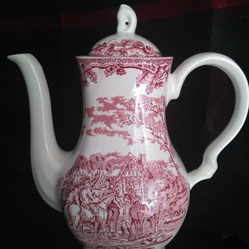 Myotts Country Life vintage porcelain teapot used