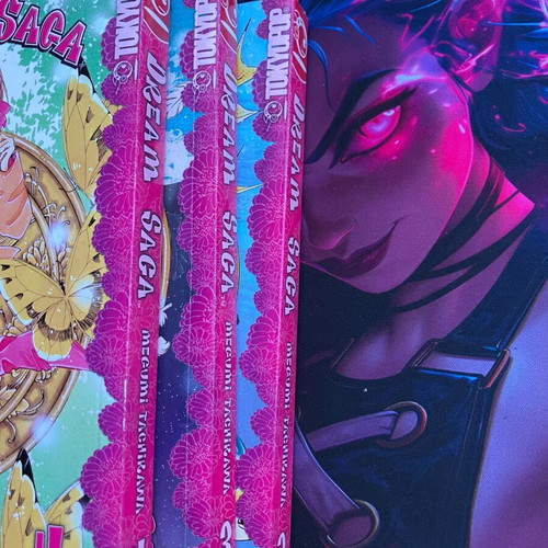 Dream Saga Manga Vol. 2, 3 & 4 collectible, like new, English edition