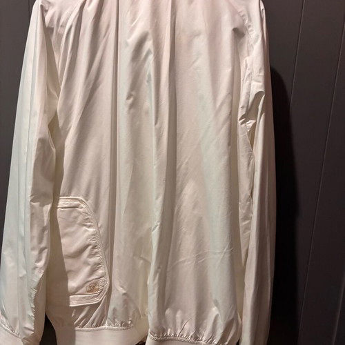 Nike Air Max Plus windbreaker jacket like new, size M, white and black